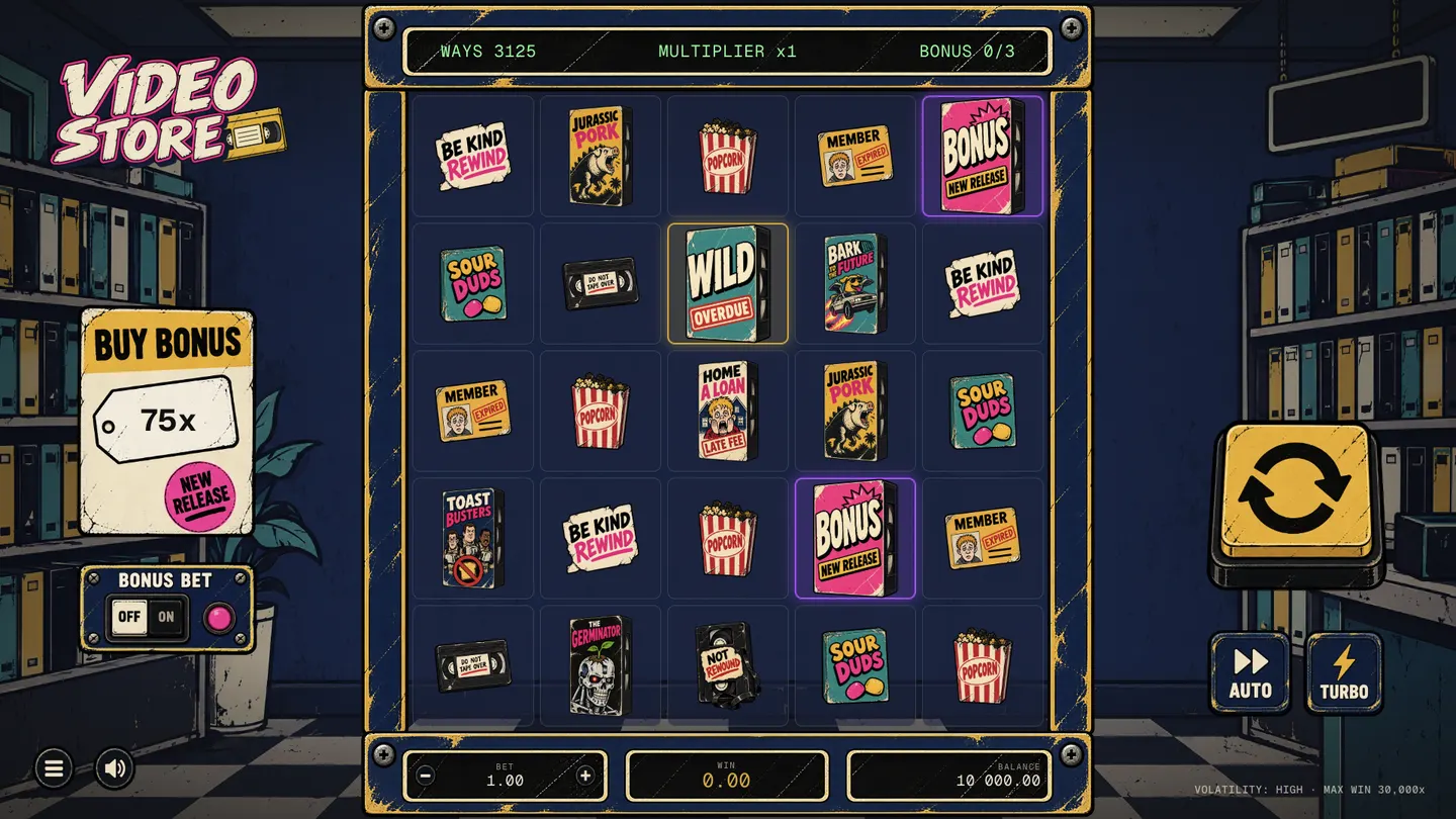video store base game board